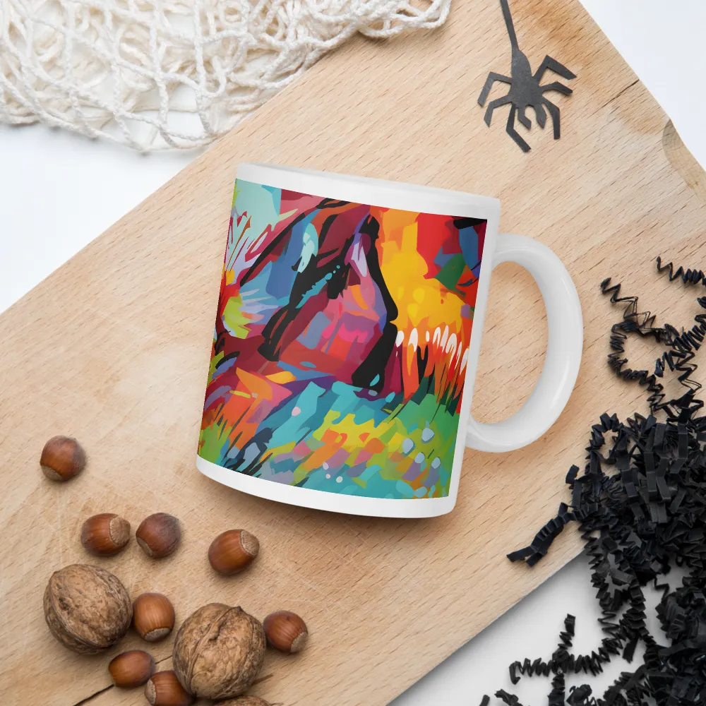 Colorful Lizard: An Abstract Adventure | Mugs | Multiple Sizes & Colors