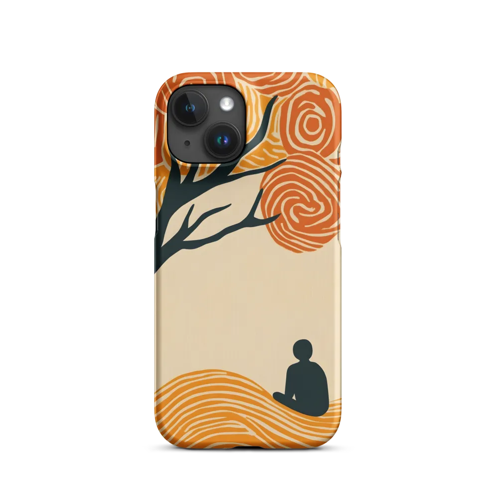 Silent Reflections under Swirling Leaves | Phone Case |  15 | Snap Case | Matte