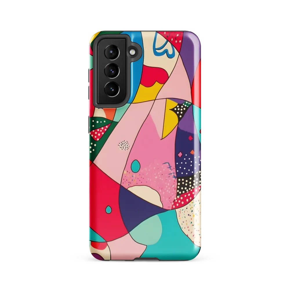 Playful Geometry in Color | Phone Case |  S21 FE | Tough Case | Glossy