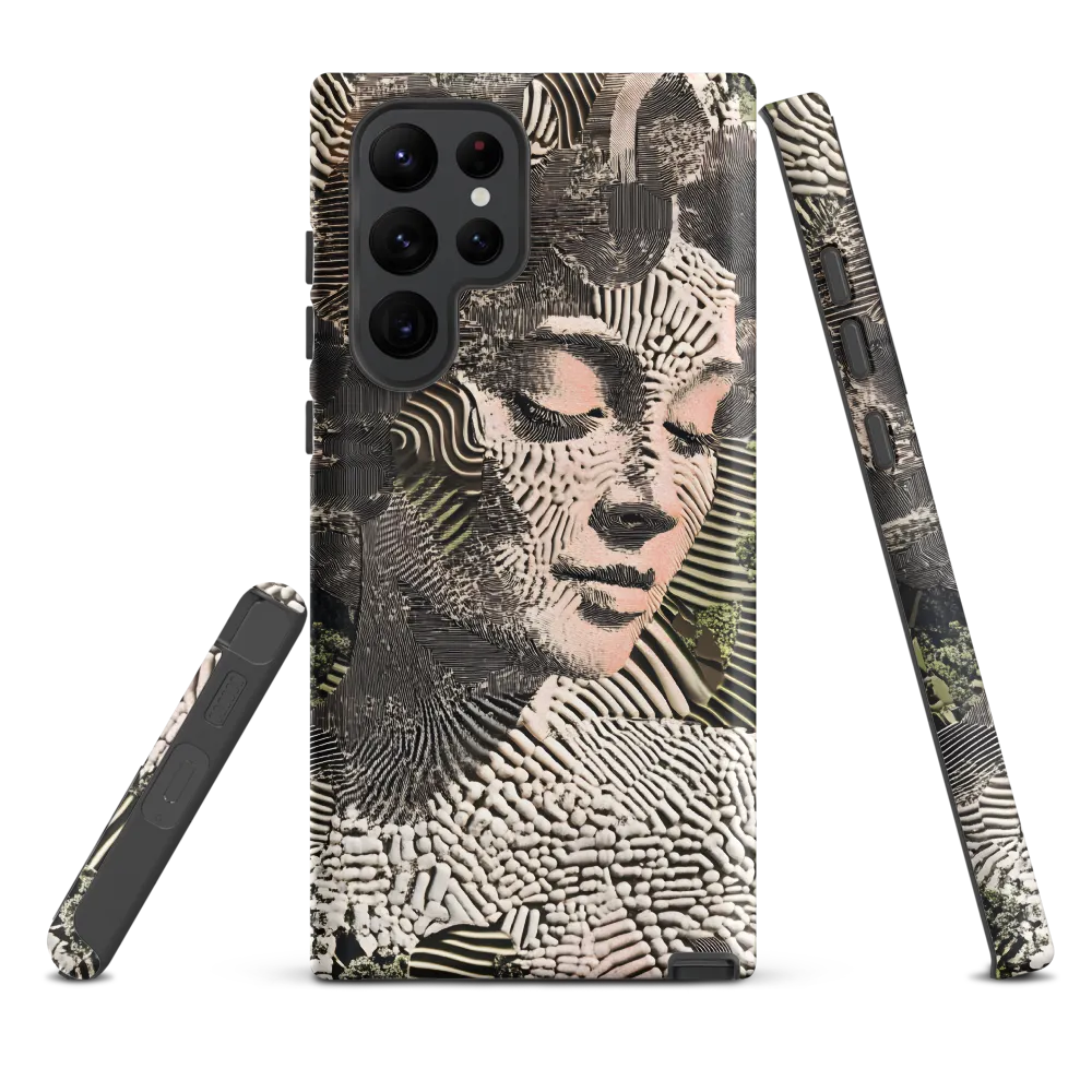 Ethereal Blend of Nature and Humanity | Phone Case |  S22 Ultra | Tough Case | Matte