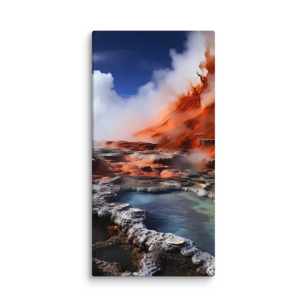 Nature's Fury: The Volcano's Expression
