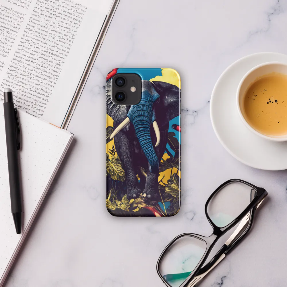 Elephant Dreams in Vibrant Colors | Phone Case |  12 | Snap Case | Glossy