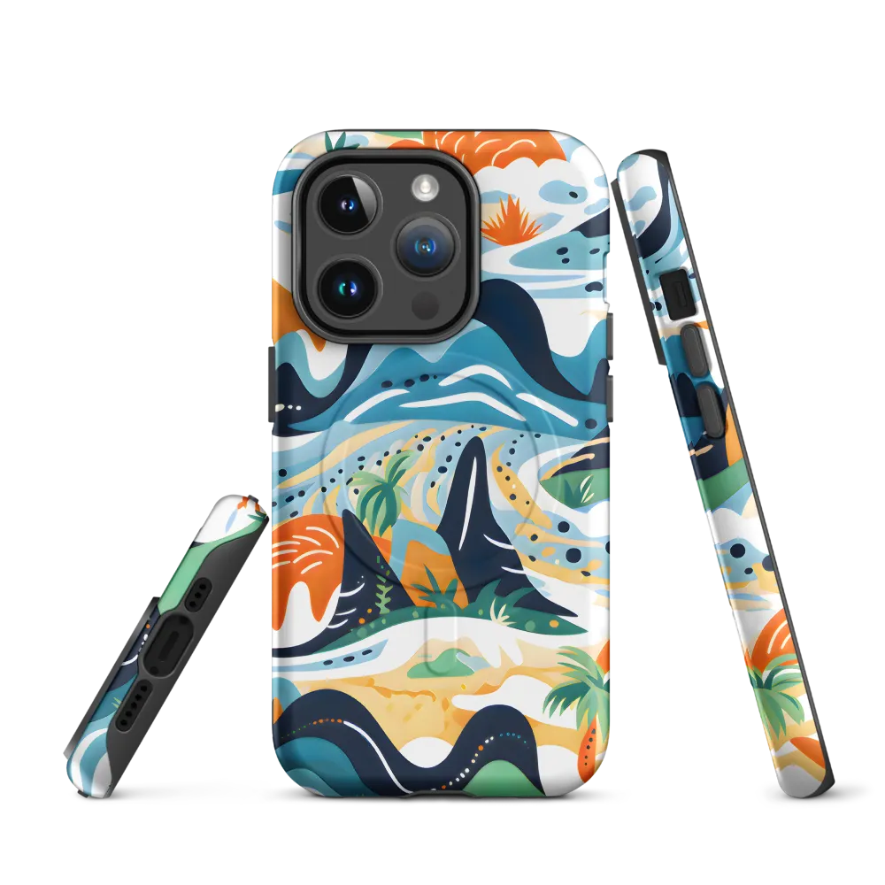 Abstract Tropical Landscape
