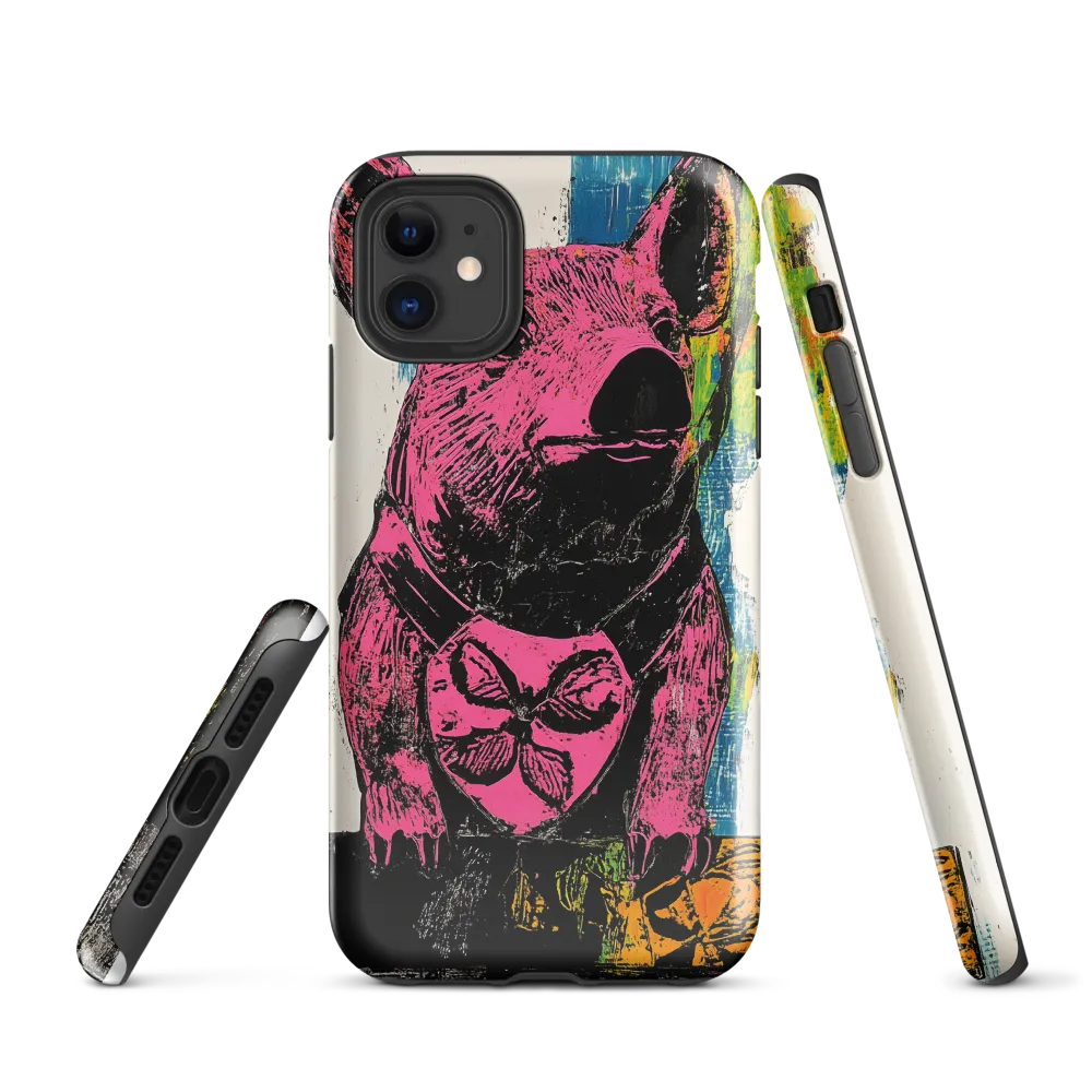 Vibrant Hearted Pig