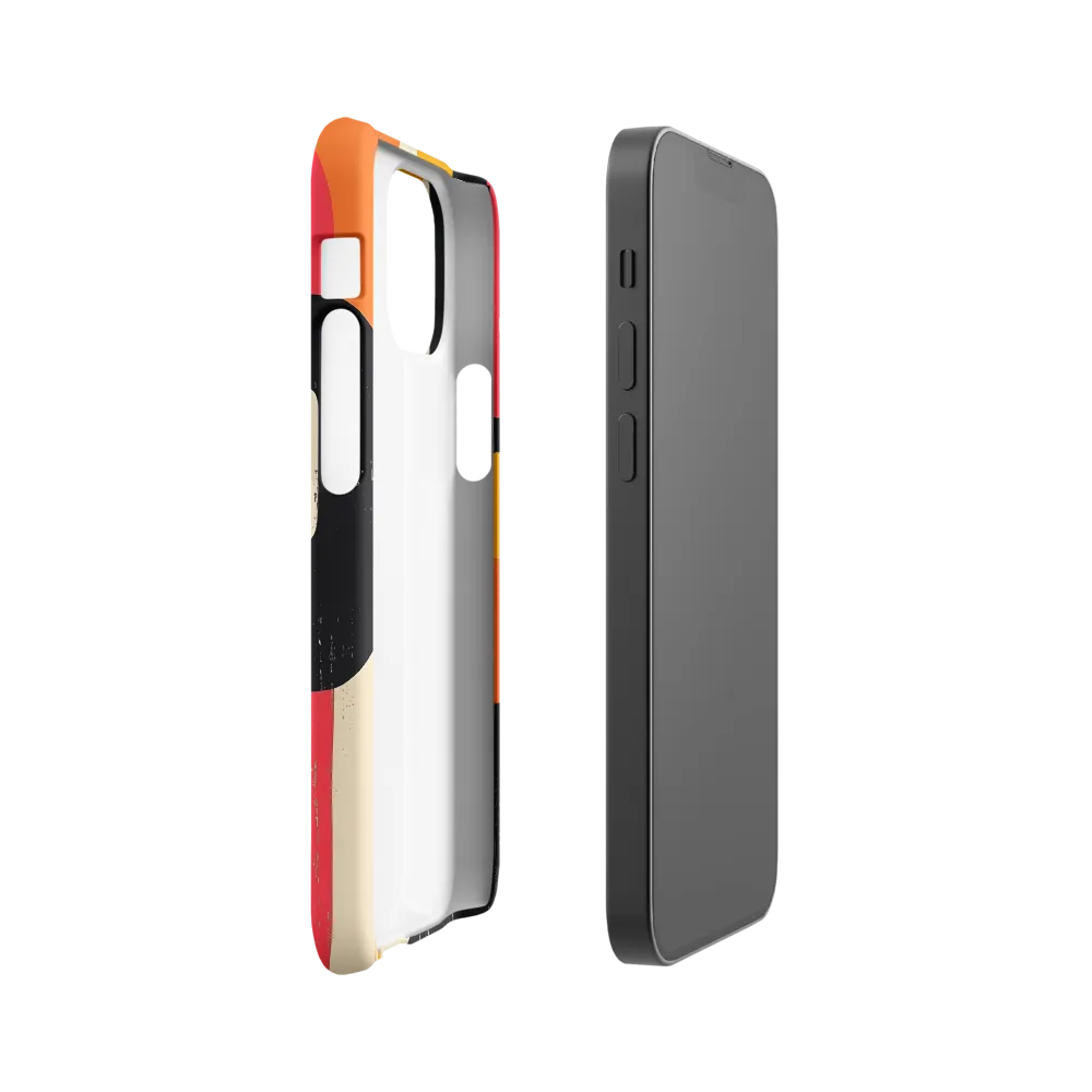 Colorful Curves: Numbers in Harmony | Phone Case |  13 Mini | Snap Case | Matte