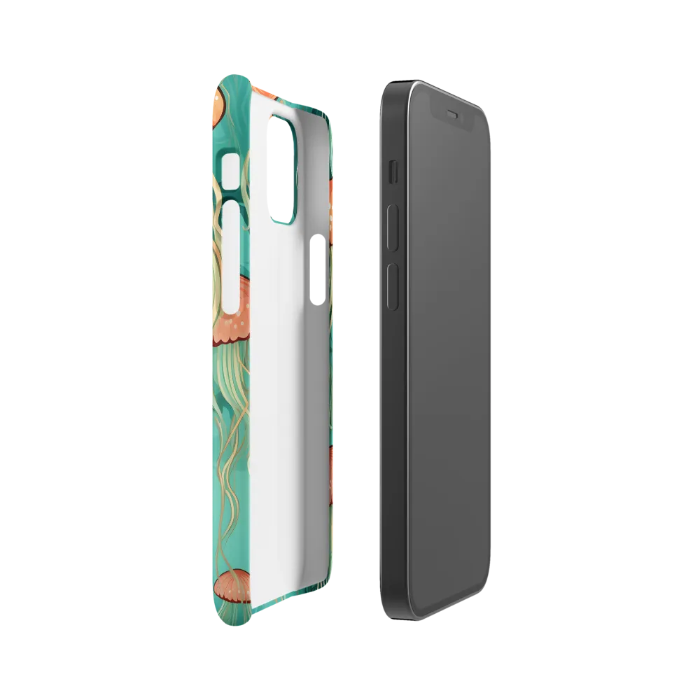Ethereal Dance of Jellyfish | Phone Case |  12 Mini | Snap Case | Matte