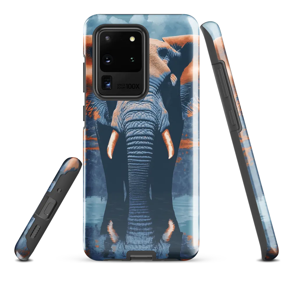 Majestic Reflection: The Elephant's Serenade