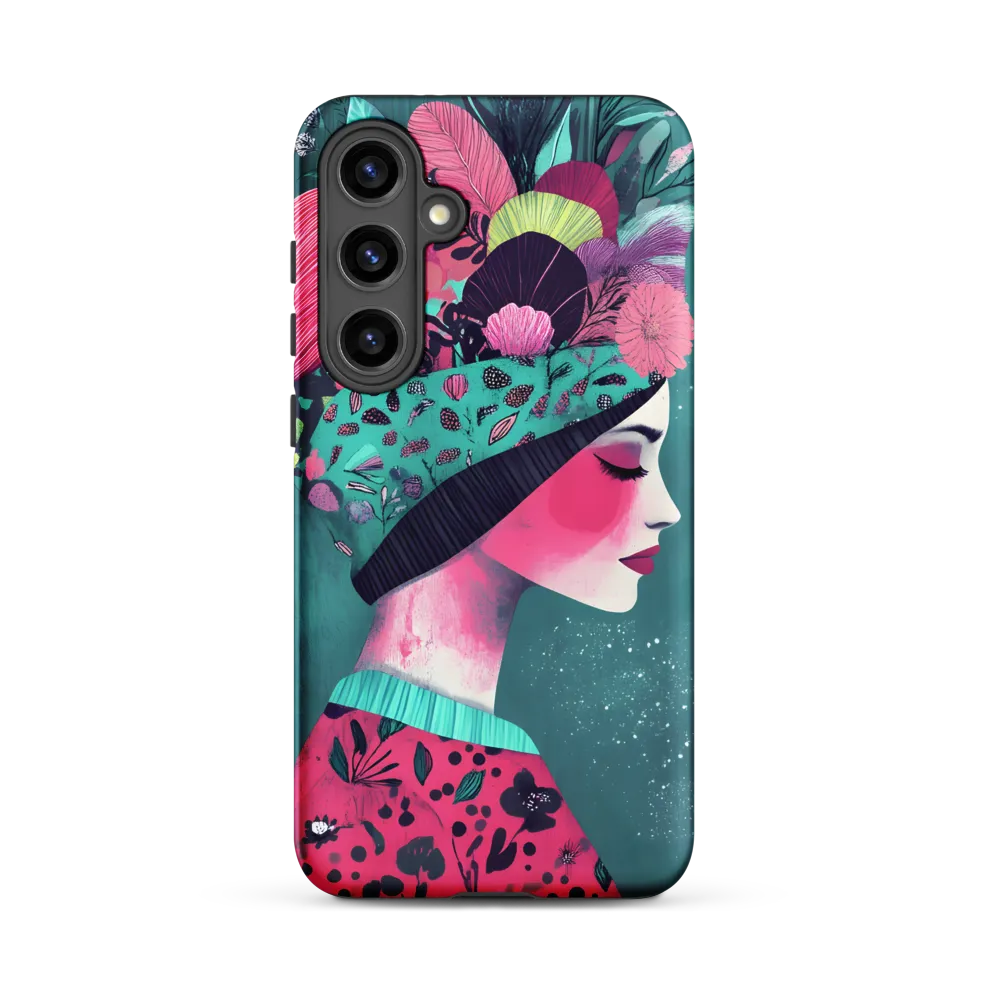 Whimsical Floral Portrait