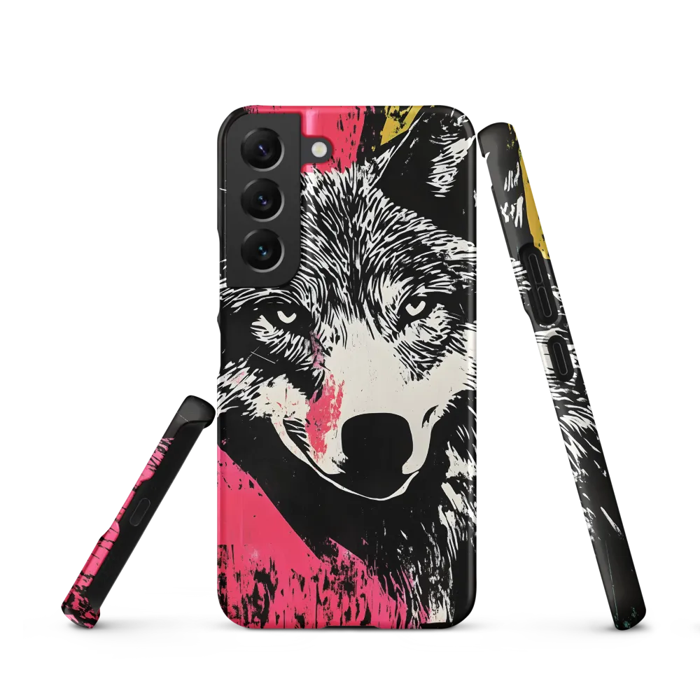 Intense Gaze of the Wolf