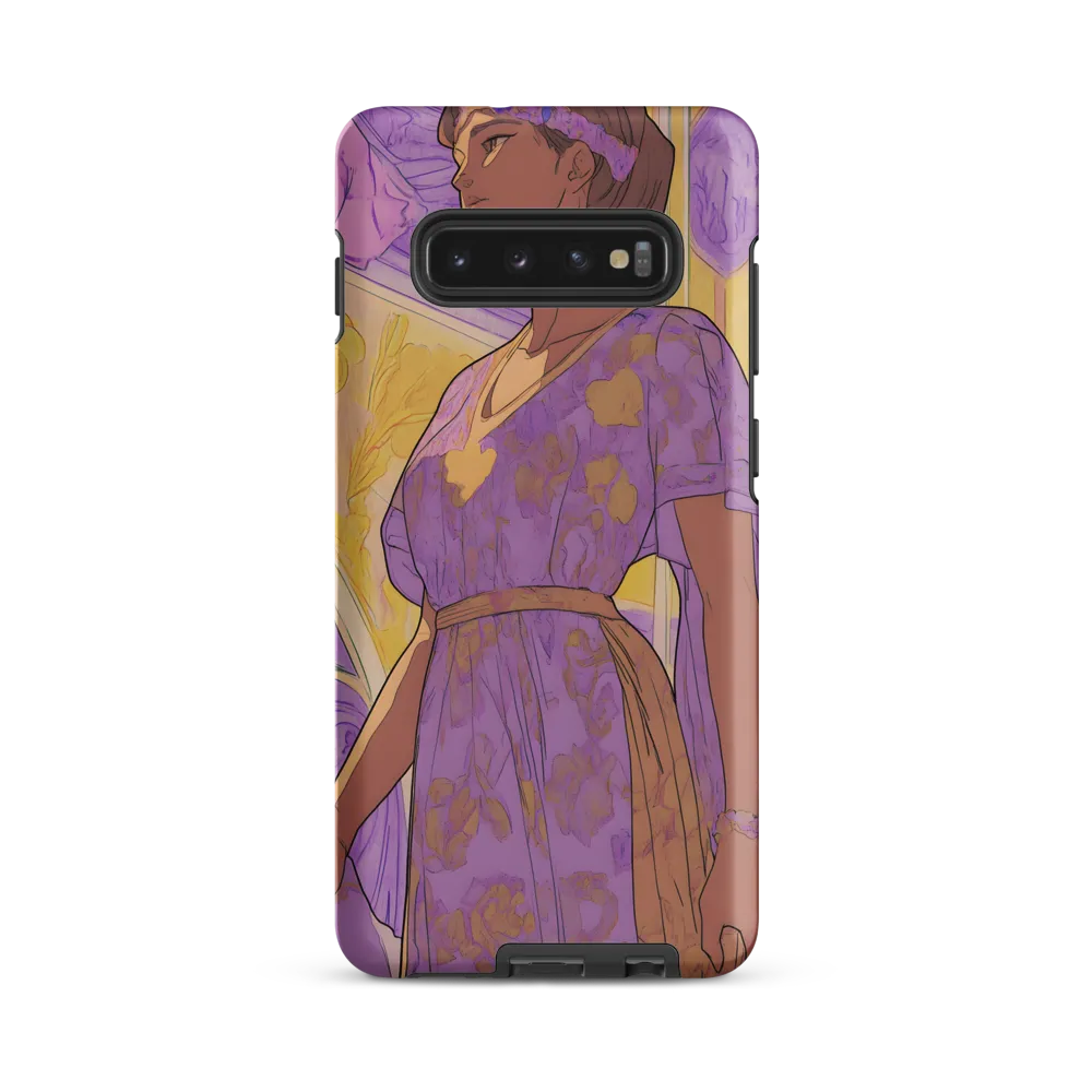 Elegance in Floral Harmony | Phone Case |  S10 Plus | Tough Case | Matte