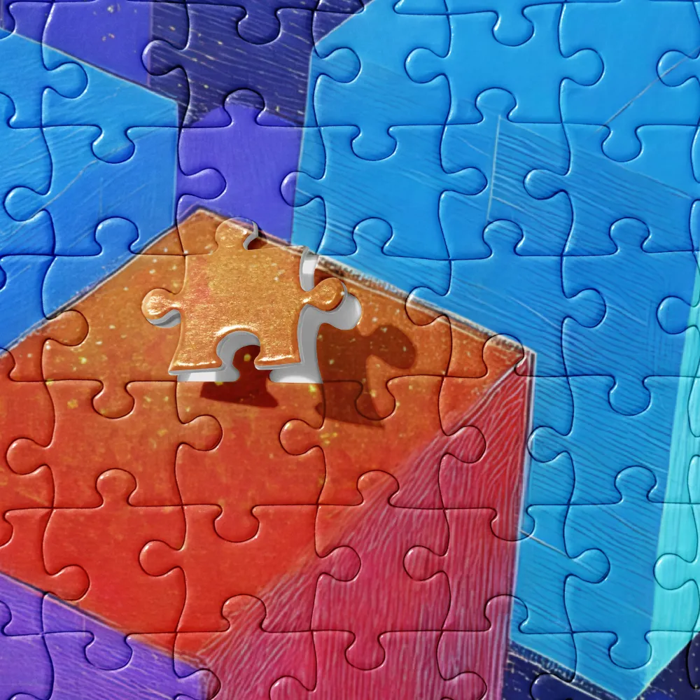 Geometric Dreamscape | Jigsaw Puzzle | 252/520 pieces