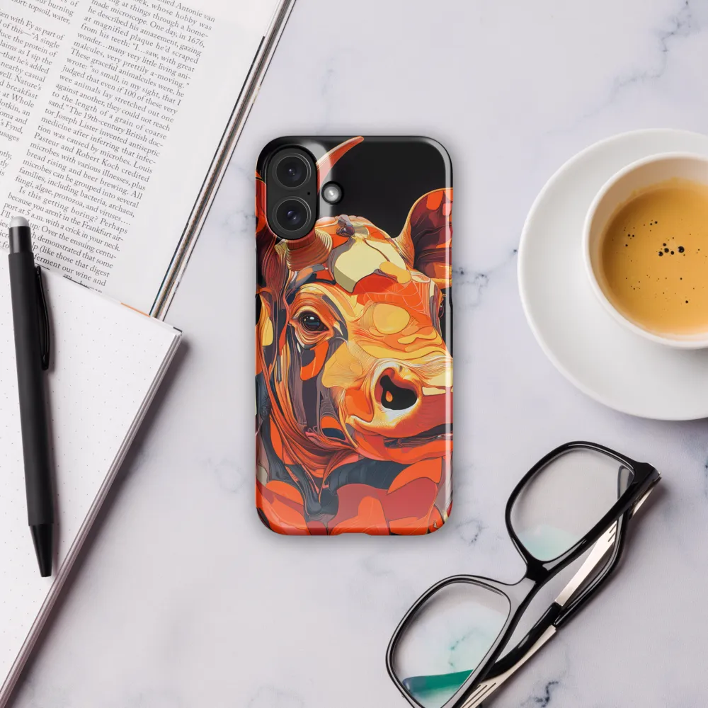 Modern Serenade: The Vibrant Cow