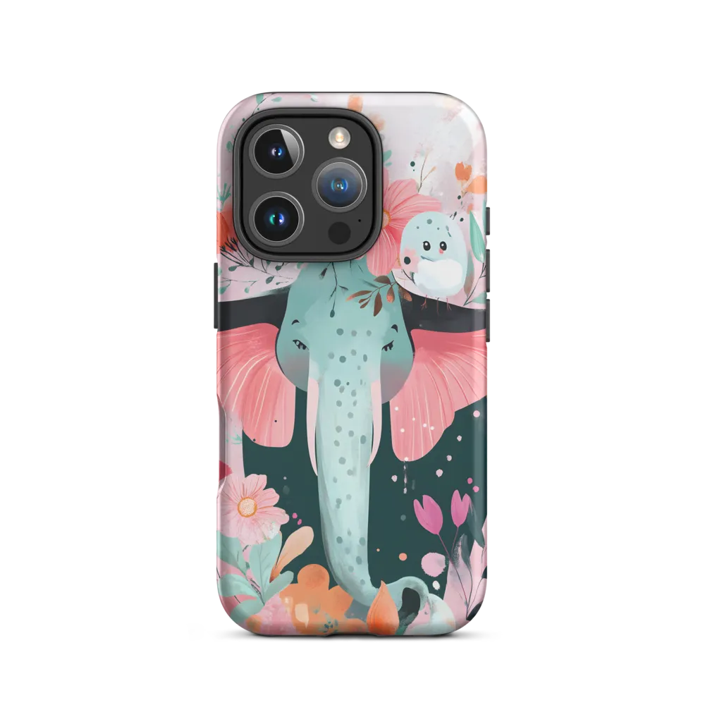 Whimsical Elephant in Bloom