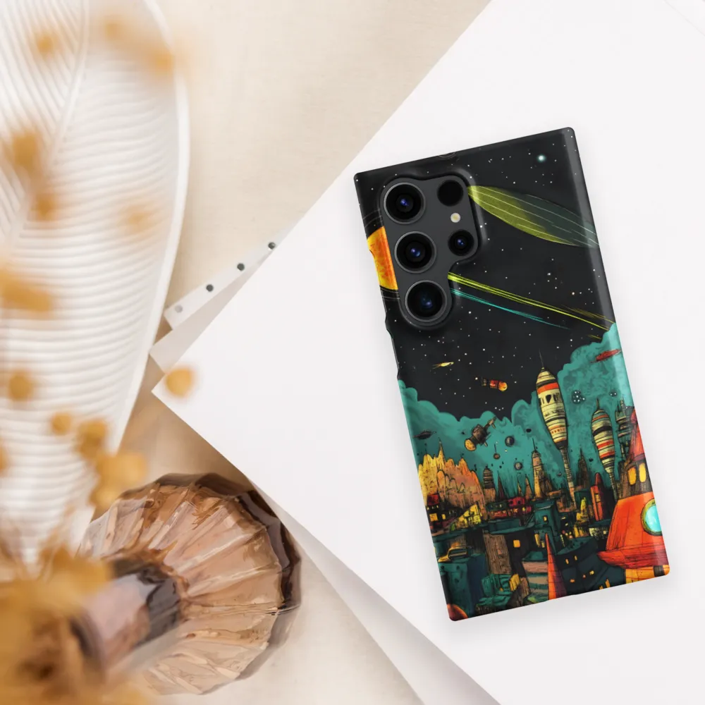 Galactic Cityscape: A Journey Through Imagination