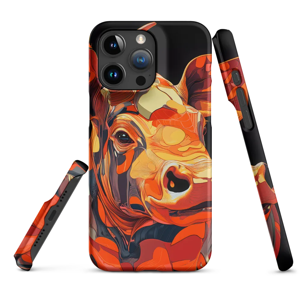 Modern Serenade: The Vibrant Cow
