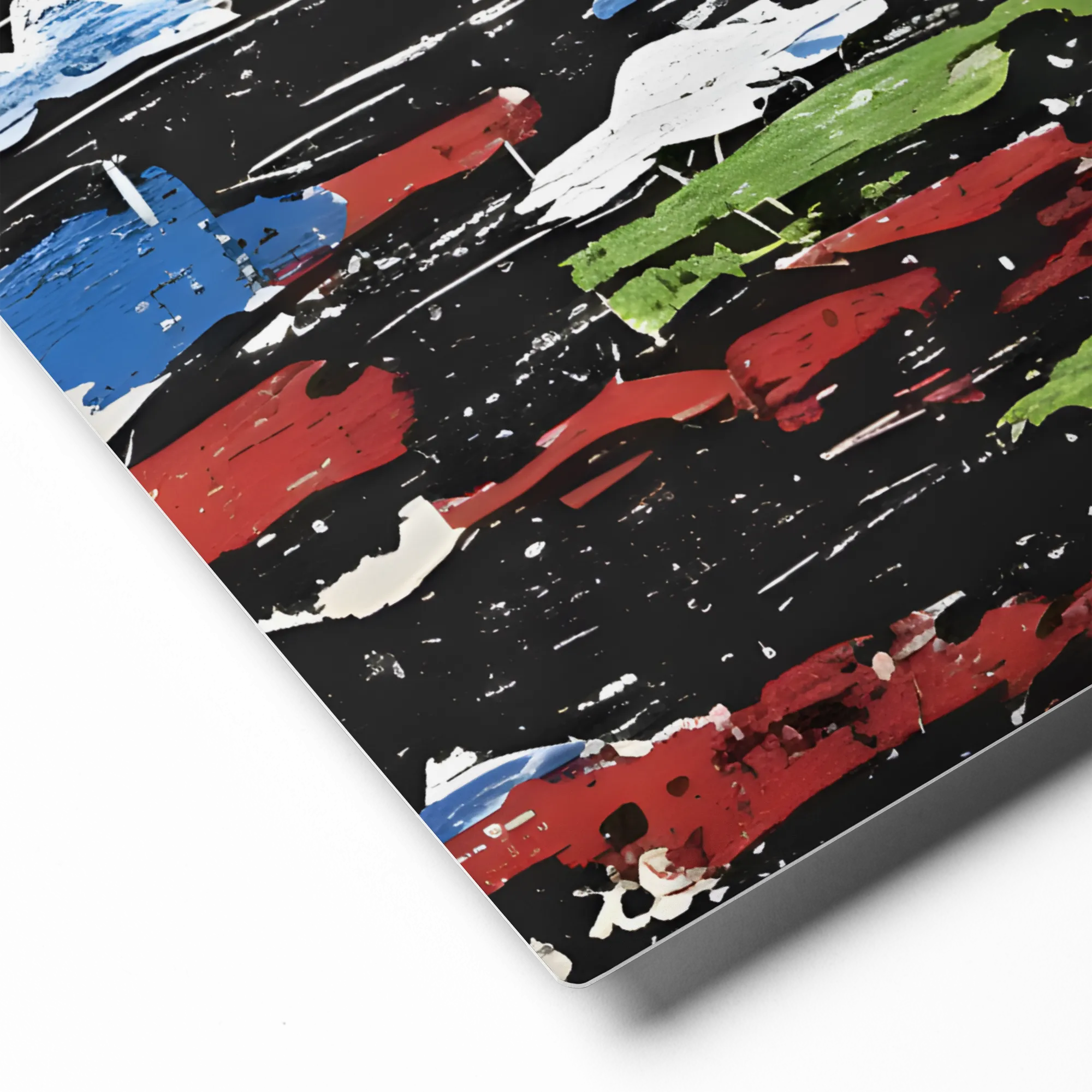 Cosmic Mountainscape 
 Metal Print | 11″x 14″