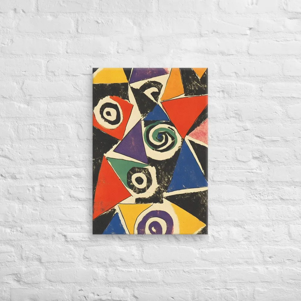 Dynamic Geometric Abstraction | Canvas | 18″×26″