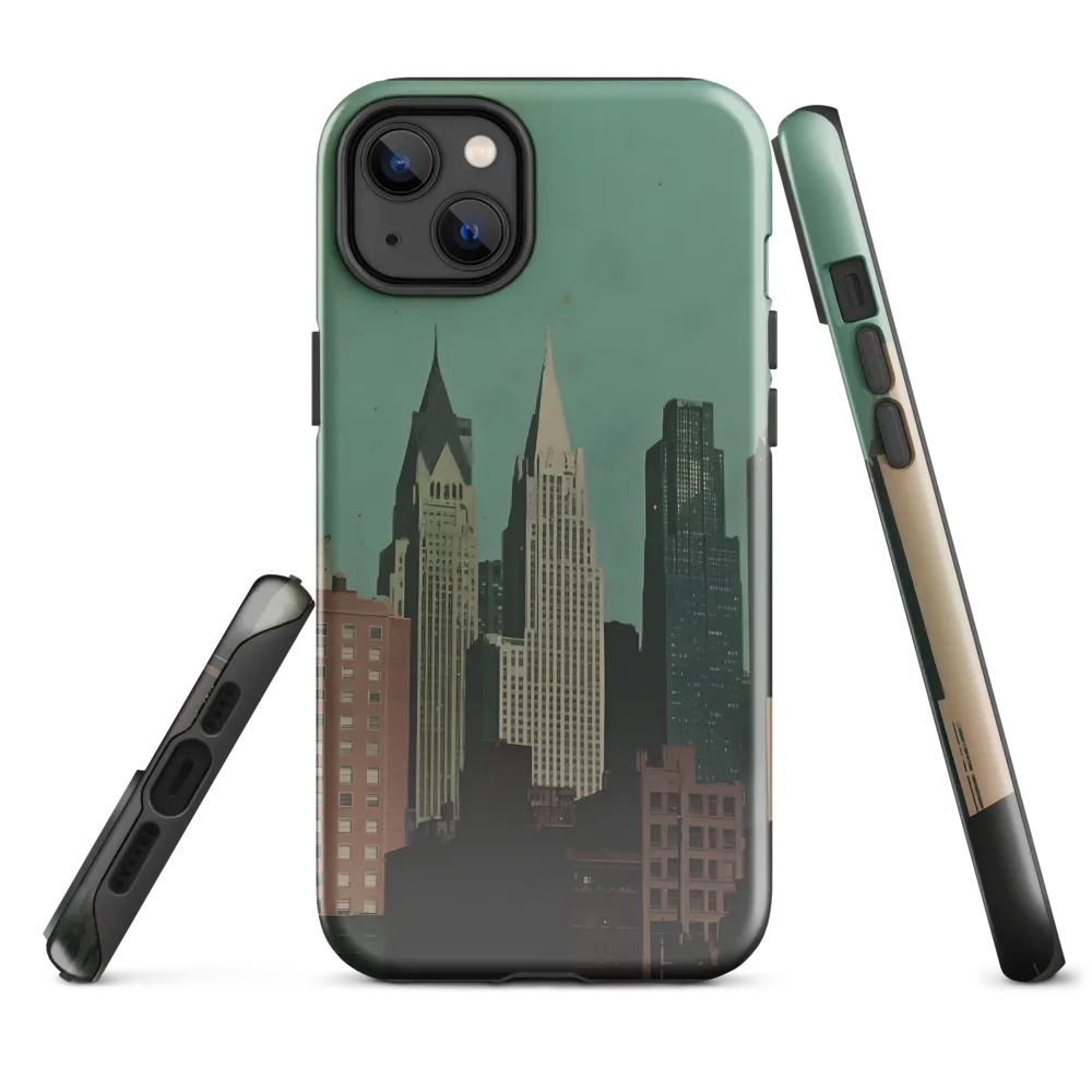Urban Nostalgia: A Retro Cityscape