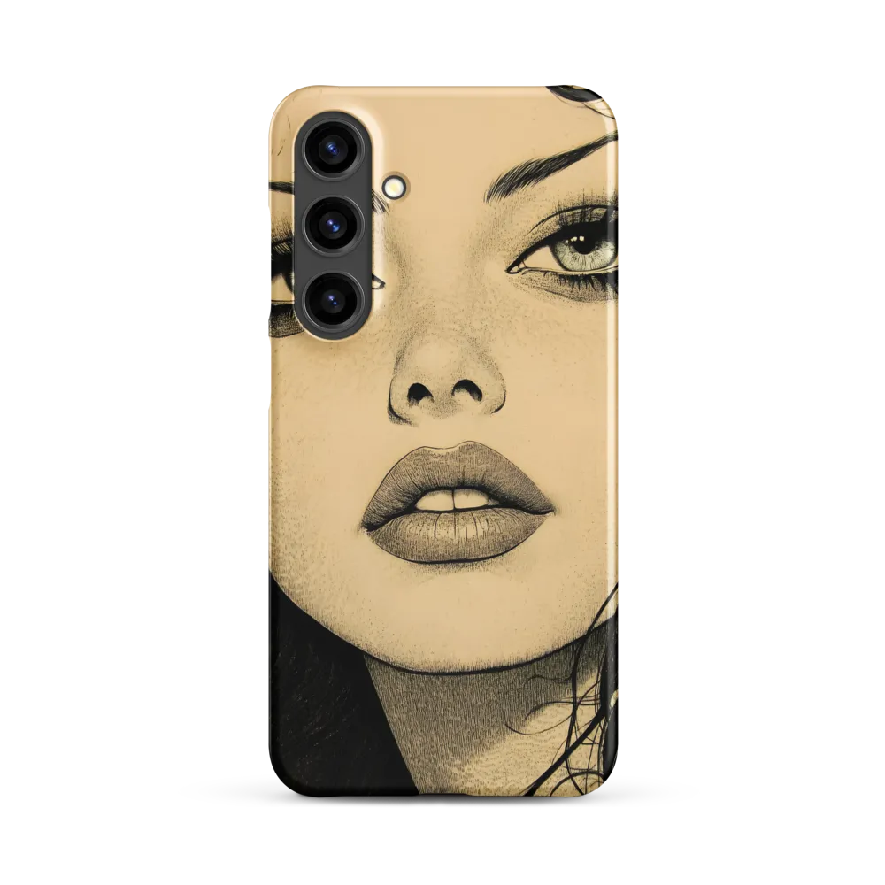 Enigmatic Gaze | Phone Case |  S24 Plus | Snap Case | Matte