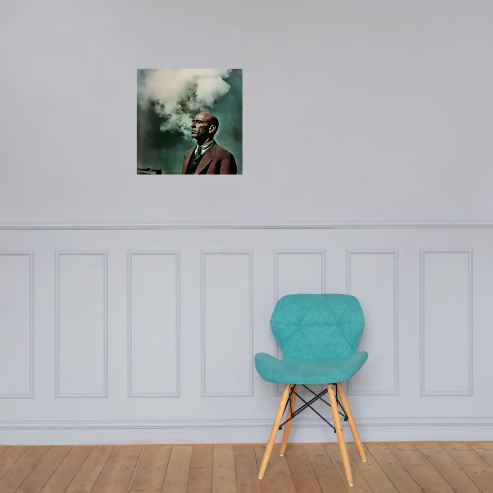 Clouded Thoughts | Poster | 18″×18″