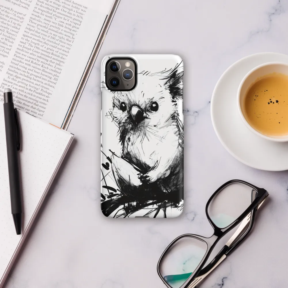 Whimsical Koala in Ink | Phone Case |  11 Pro Max | Snap Case | Matte