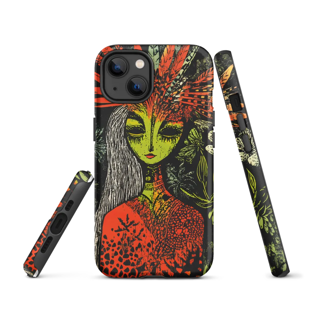 Mystical Flora: A Surreal Portrait