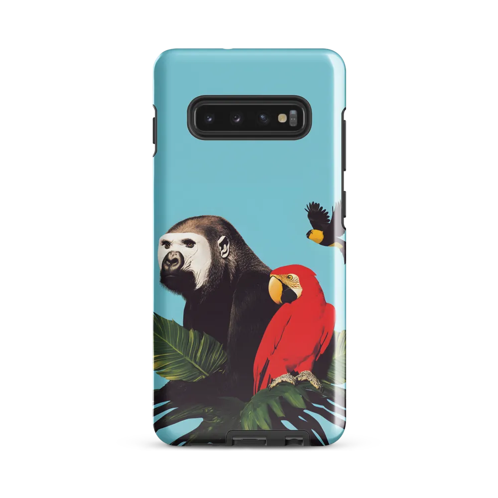 Tropical Harmony: A Celebration of Wildlife | Phone Case |  S10 Plus | Tough Case | Glossy