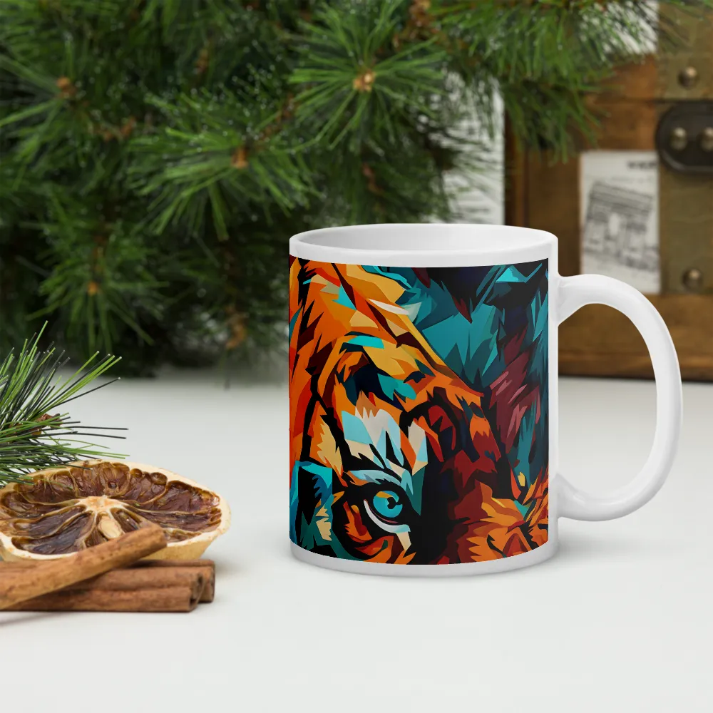 Wild Symphony: Abstract Tigers | Mugs | Multiple Sizes & Colors