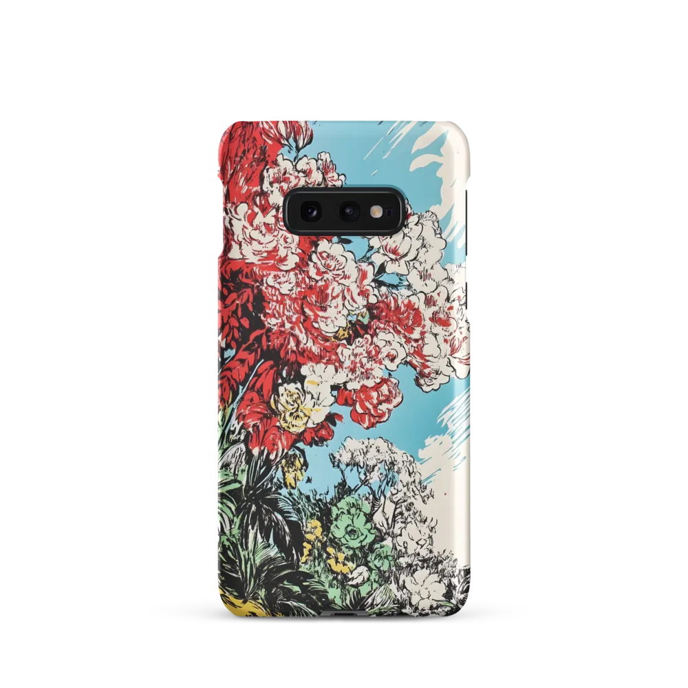 Floral Symphony in Bold Colors | Phone Case |  S10e | Snap Case | Matte