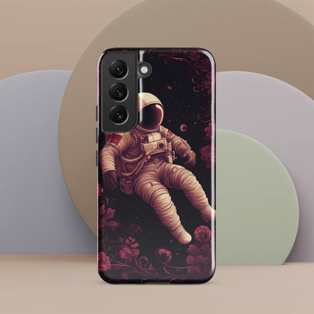 Cosmic Bloom: An Astronaut's Journey