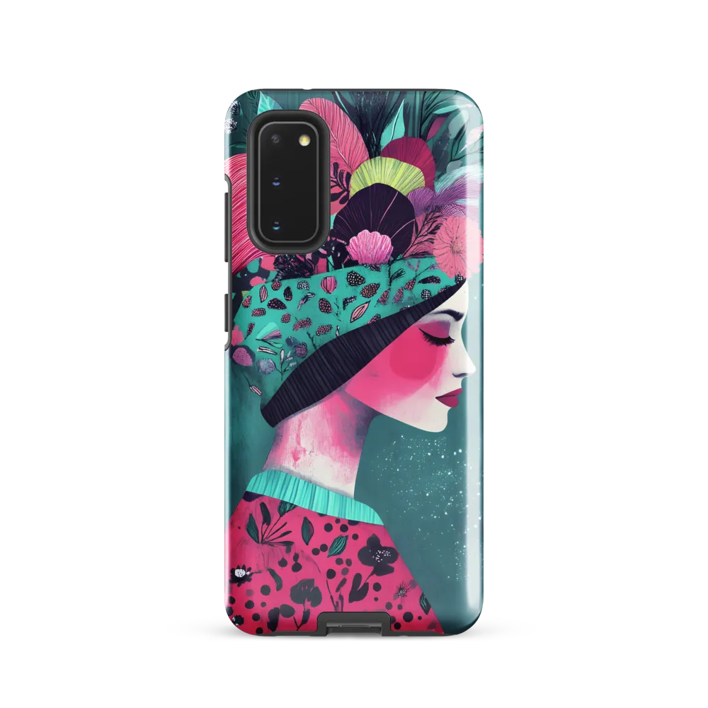 Whimsical Floral Portrait