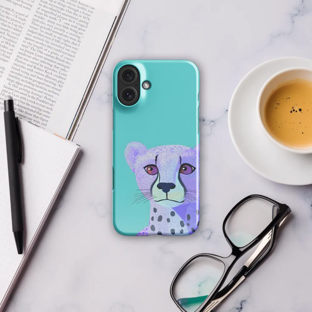 Curious Cheetah | Phone Case |  16 Plus | Snap Case | Glossy