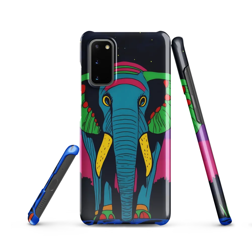 Whimsical Majesty: The Vibrant Elephant