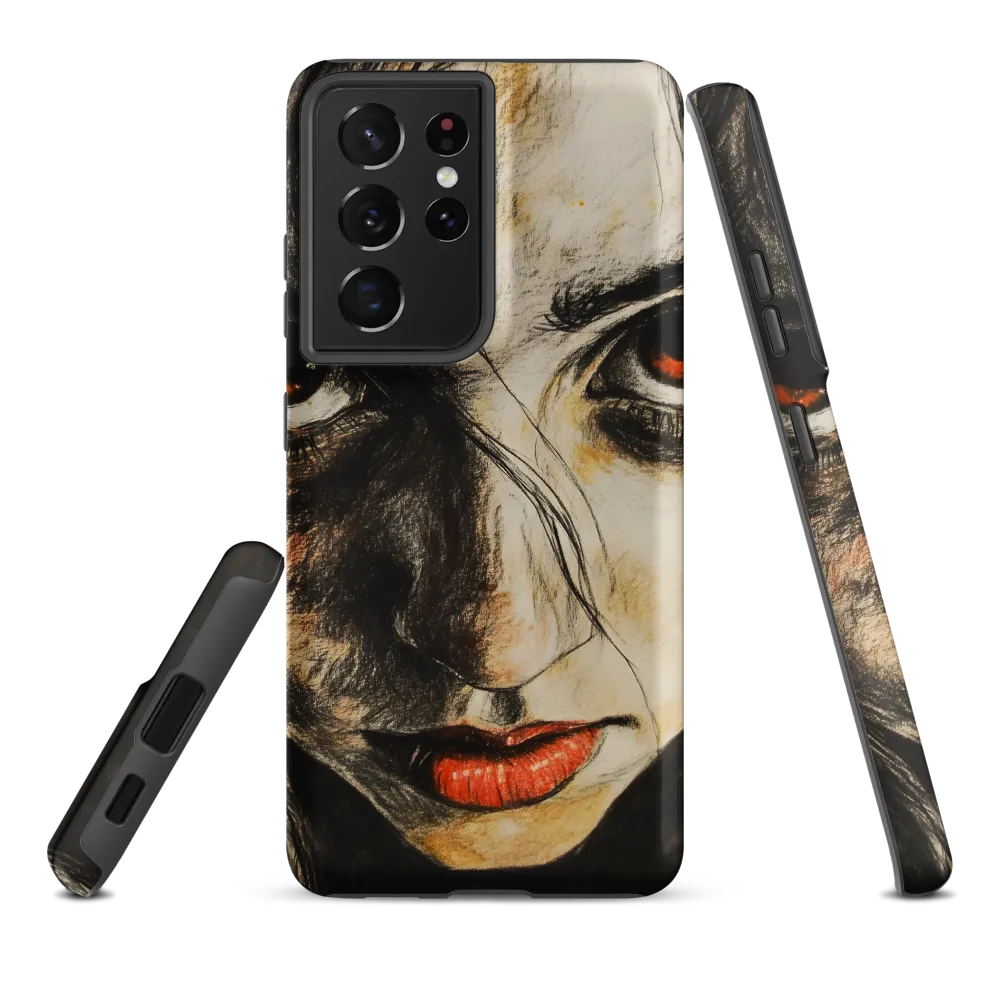 Gaze of Intensity | Phone Case |  S21 Ultra | Tough Case | Matte