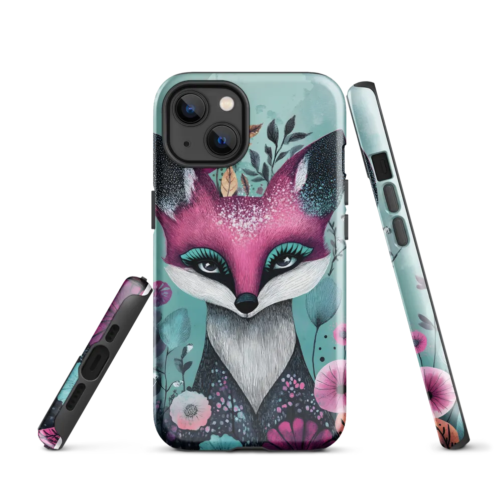 Whimsical Fox Among Blossoms