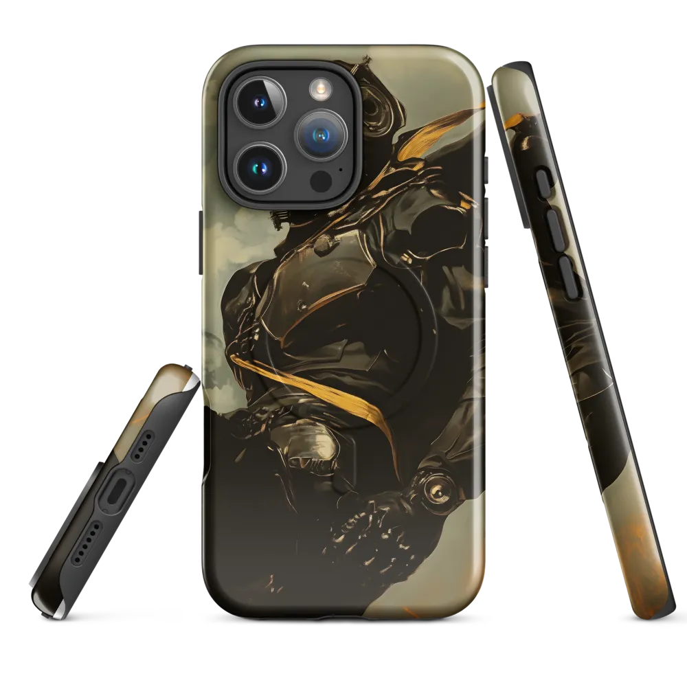 Ethereal Explorer: The Enigmatic Astronaut | Phone Case |  16 Pro Max | MagSafe® Tough Case | Glossy