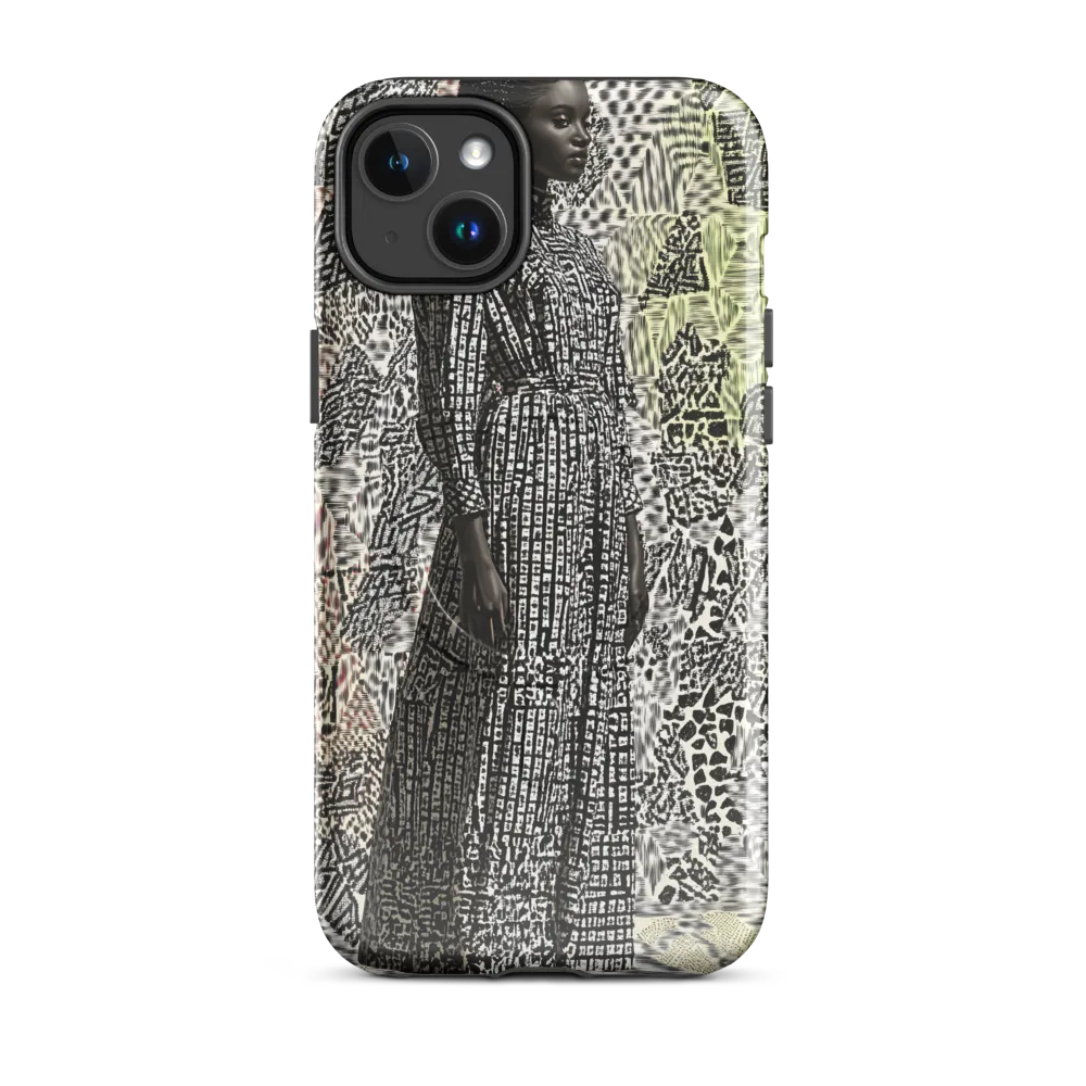 Elegance in Abstract Patterns | Phone Case |  14 Plus | MagSafe® Tough Case | Glossy