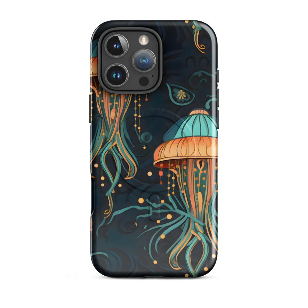Symphony of Jellyfish | Phone Case |  16 Pro Max | MagSafe® Tough Case | Glossy
