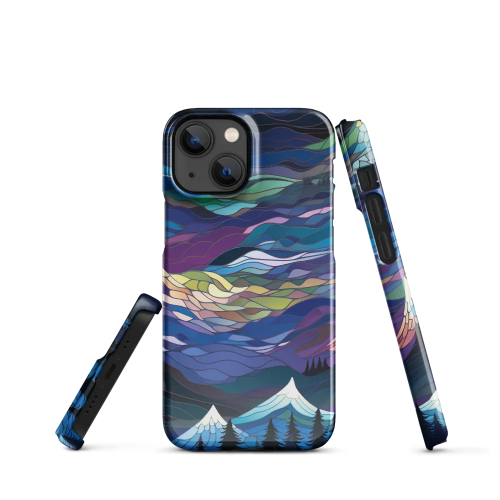 Twilight Peaks: An Abstract Mountain Landscape
