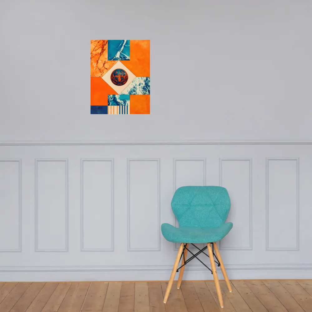 Harmonious Encounters: Abstract Geometry | Poster | 16″×20″