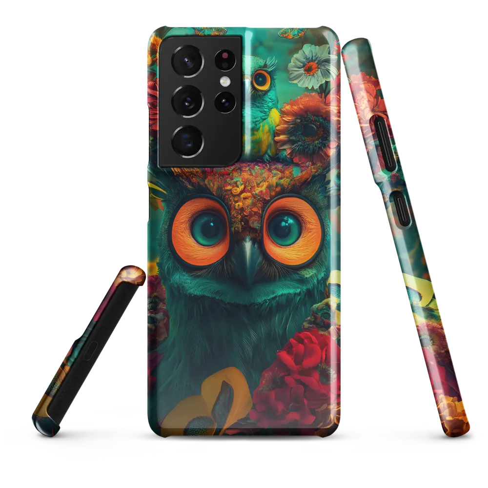 Majestic Harmony: The Floral Owl