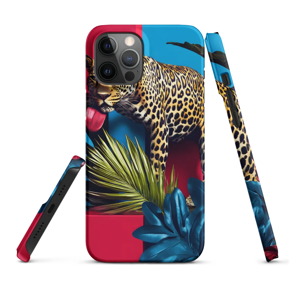 Playful Leopard in Vibrant Paradise