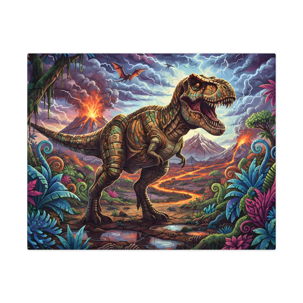 Tyrant of the Lava Vale 
 Jigsaw Puzzle in Tin Box