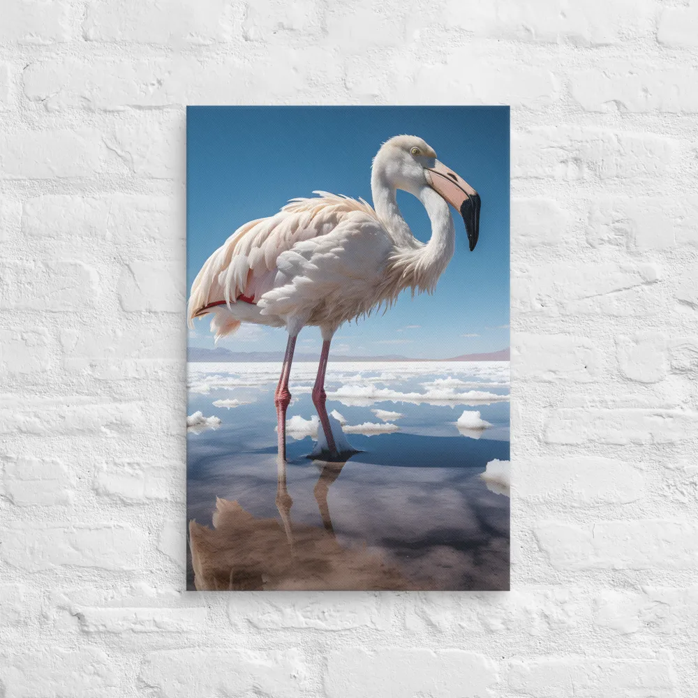 Graceful Solitude of a Flamingo