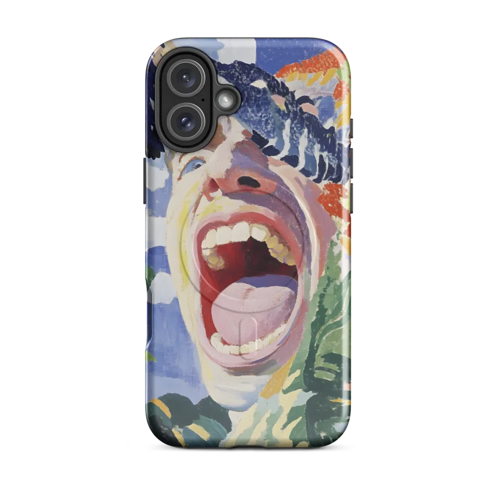 The Echo of Anguish | Phone Case |  16 Plus | MagSafe® Tough Case | Glossy