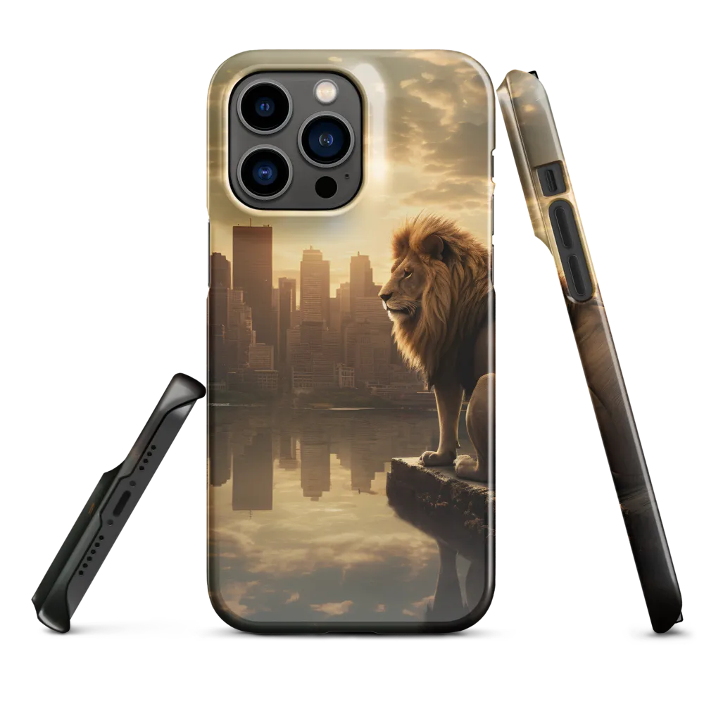 The Lion's Gaze Over the Urban Symphony