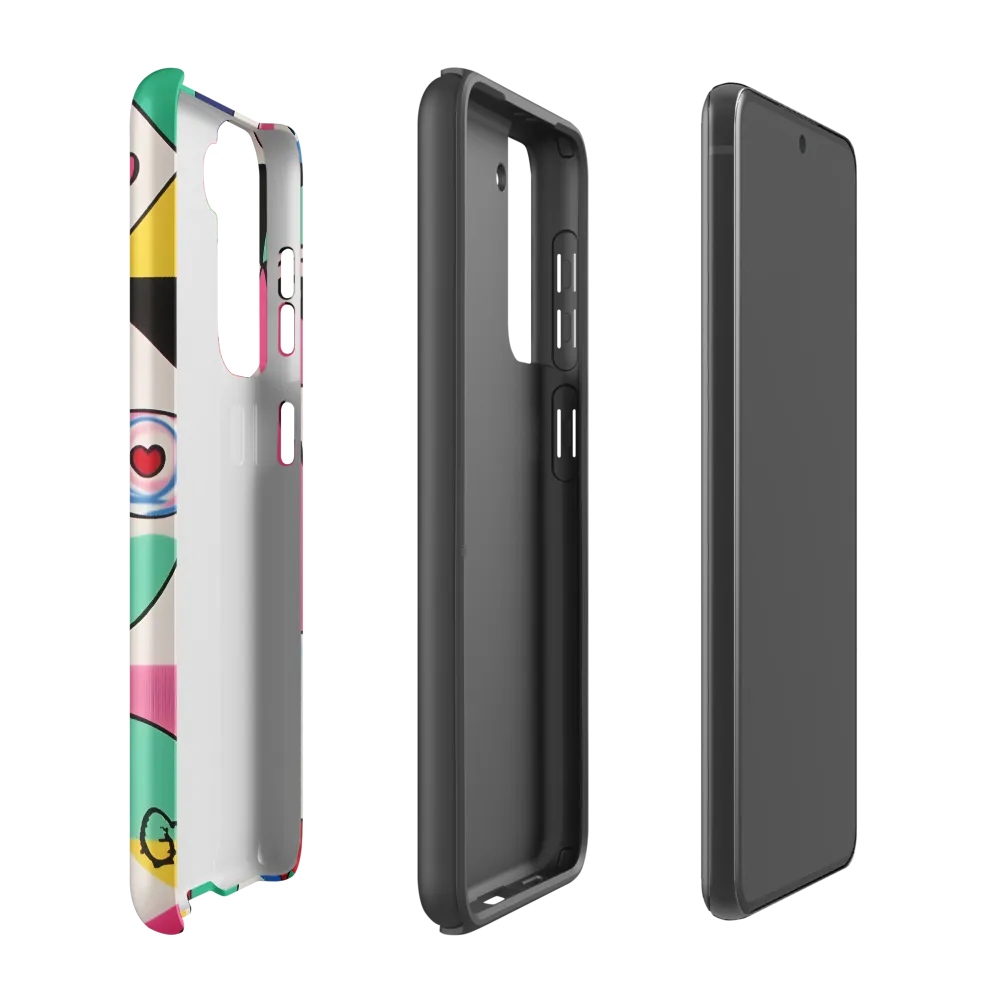 Dynamic Interplay of Shapes | Phone Case |  S21 FE | Tough Case | Matte