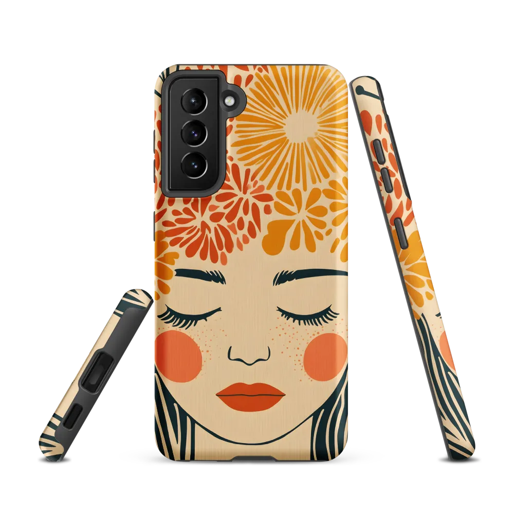 Serenity in Bloom | Phone Case |  S21 | Tough Case | Matte