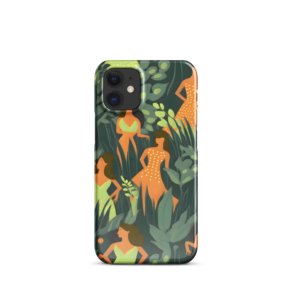 Playful Harmony in Patterns | Phone Case |  12 Mini | Snap Case | Glossy