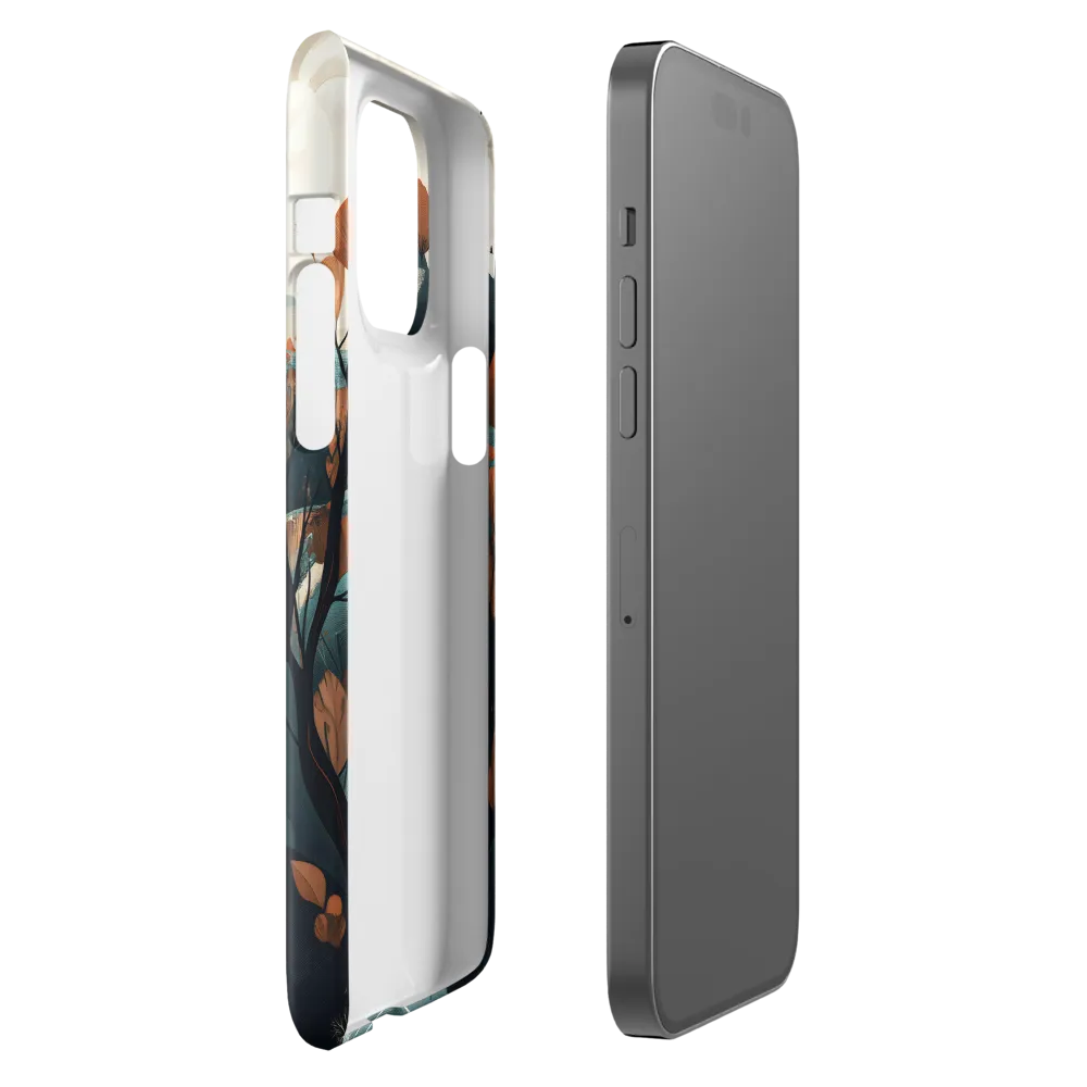 Whispers of Autumn: A Serene Journey | Phone Case |  14 Pro Max | Snap Case | Glossy
